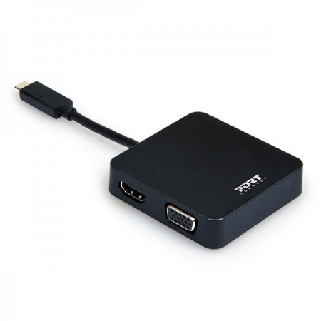 DOCKING STATION PORT DESIGN - USB C ->VGA, HDMI, USB, RJ45